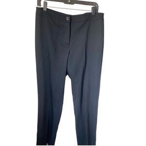 Jones New York Signature Wool Blend Black Dress Pants size 10 Straight Leg